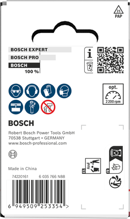 Serra copo tipo mandril para madeira e drywall Bosch 60 x 27 mm.
